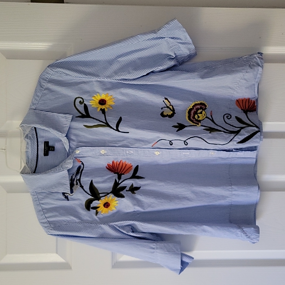 Talbots 3/4 sleeve blouse sz Petite XL